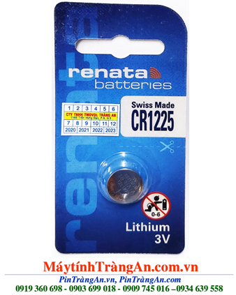 Renata CR1225; Pin 3v Lithium Renata CR1225 chính hãng Made in Swiss